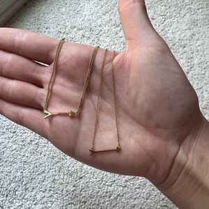Stella & Dot Arrow Necklace and Bracelet Dup